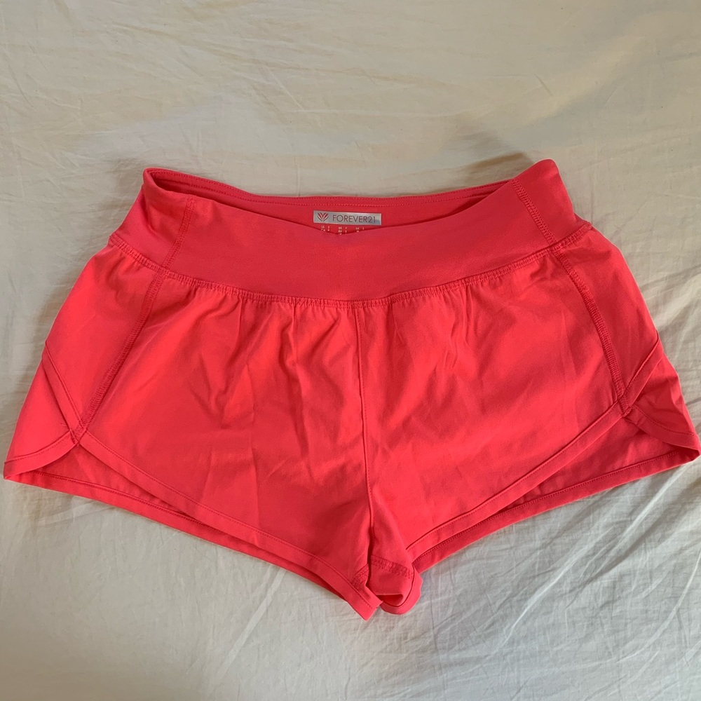 Forever 21 Neon Pink Athletic Shorts